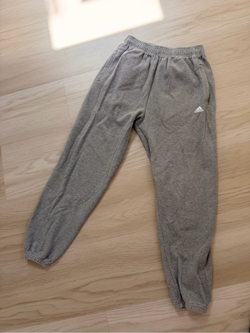 Adidas Women’s Gray Cotton Sweatpants Size S